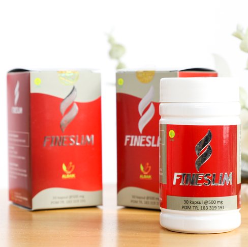 Produk herbal Fineslim dari CV. Albaik Herbal Indonesia