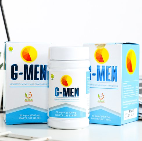 Produk herbal G-Men dari CV. Albaik Herbal Indonesia